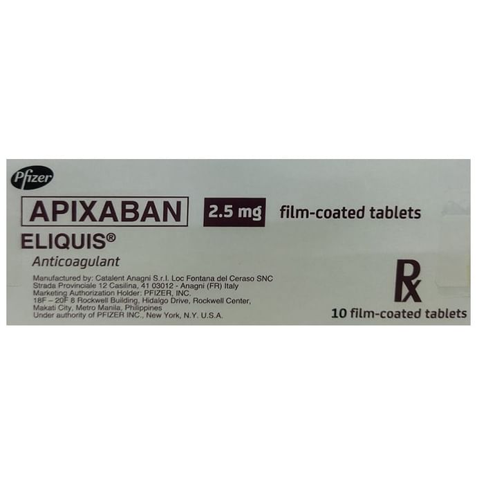 Eliquis 2.5mg Tablet