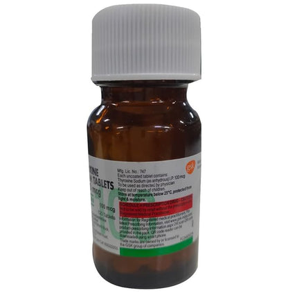 Eltroxin 100mcg Tablet