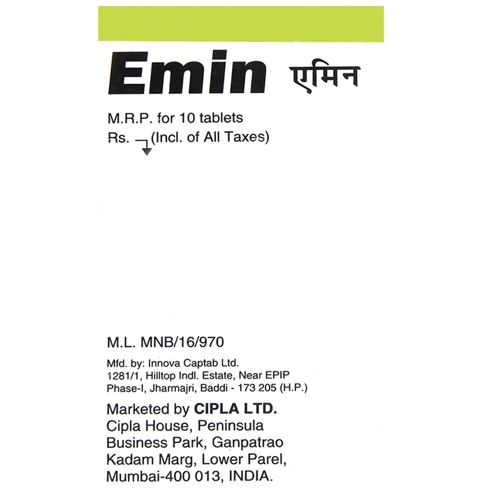 Emin 25mg Tablet