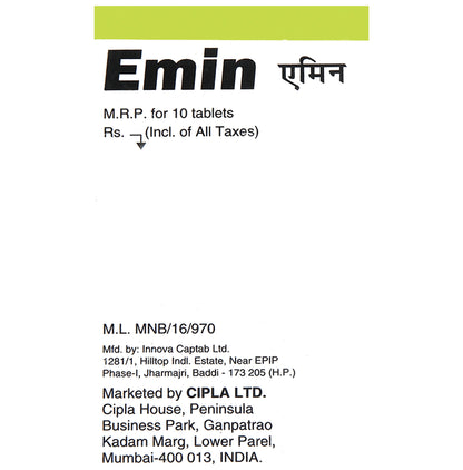 Emin 25mg Tablet