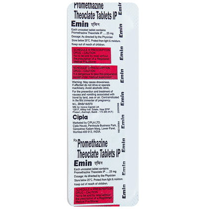 Emin 25mg Tablet