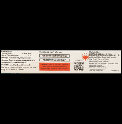 Entrak Soothe Eye Ointment