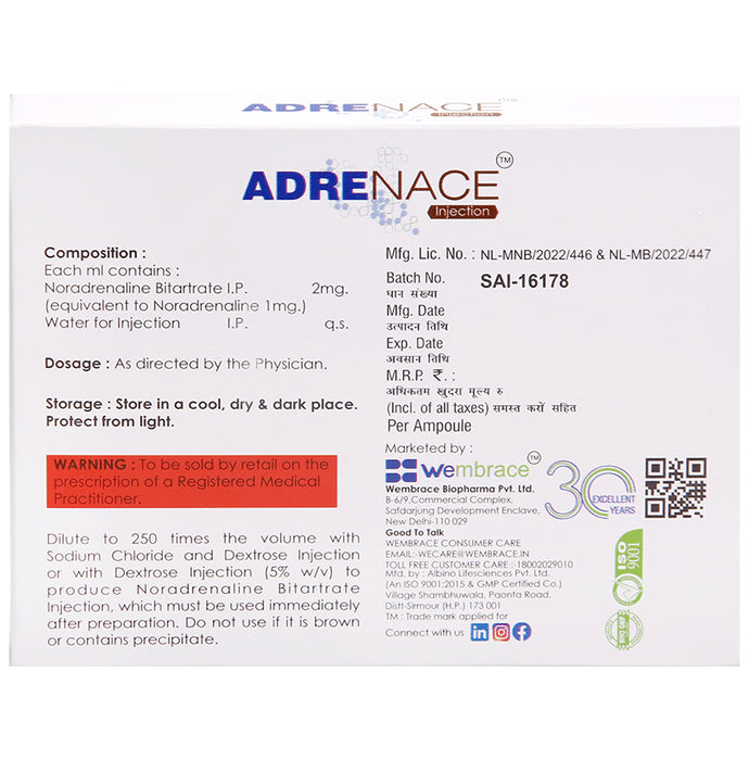 Adrenace Injection
