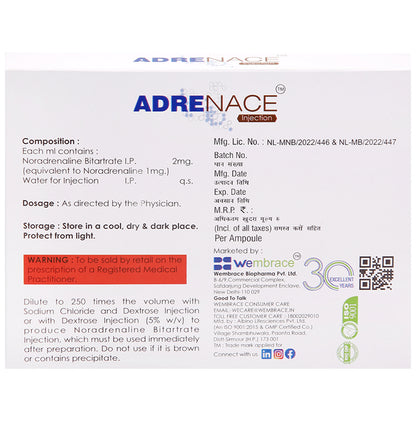 Adrenace Injection