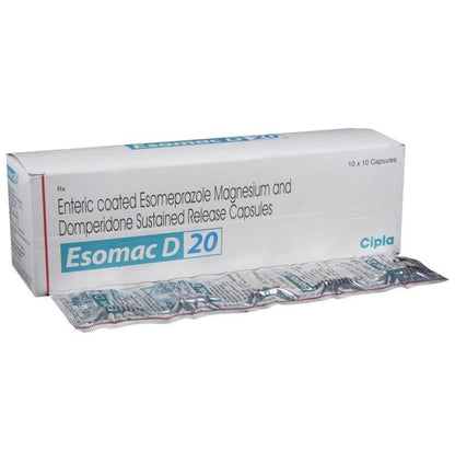 Esomac D 20 Capsule SR - Classic Derma