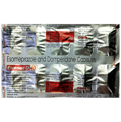 Esomac D 40 Capsule SR - Classic Derma