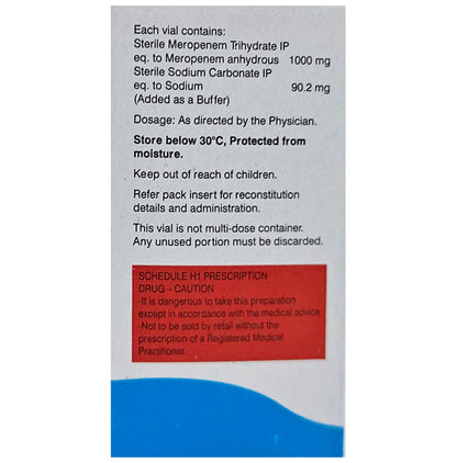 Merotrol 1gm Injection