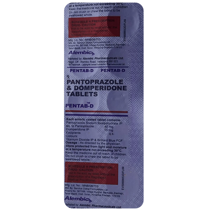 Pentab-D Tablet - Classic Derma