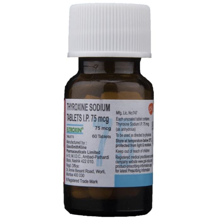 Eltroxin 75mcg Tablet - Classic Derma