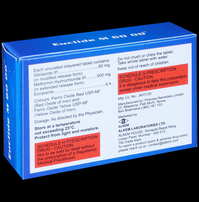 Euclide M 60 OD Tablet ER
