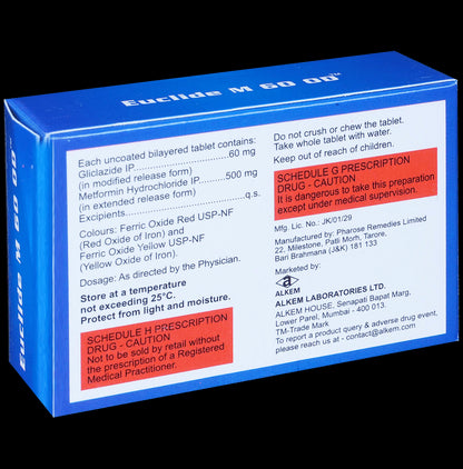 Euclide M 60 OD Tablet ER