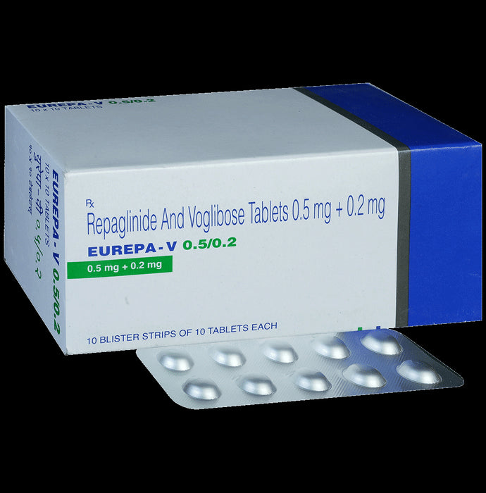 Eurepa-V 0.5/0.2 Tablet - Classic Derma