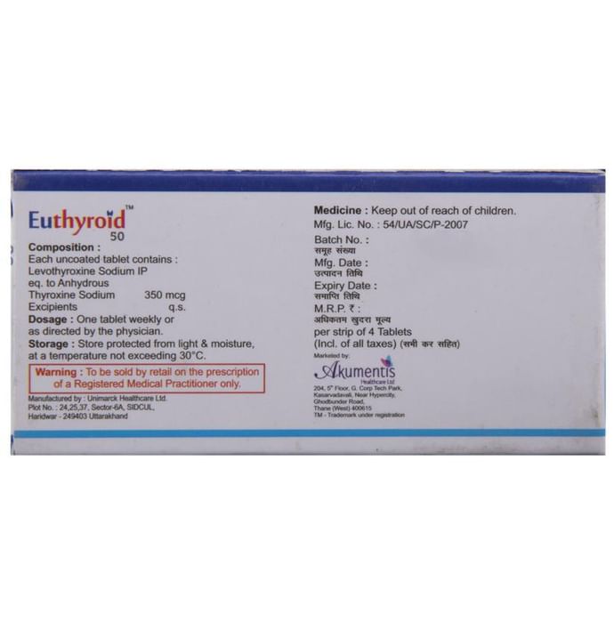 Euthyroid 50 Tablet