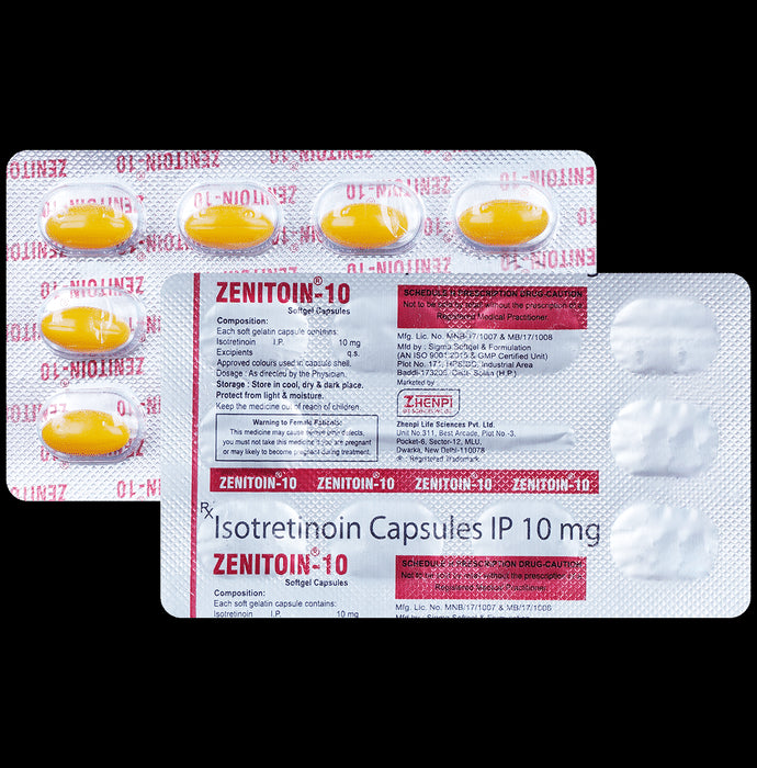 Zenitoin 10 Soft Gelatin Capsule - Classic Derma
