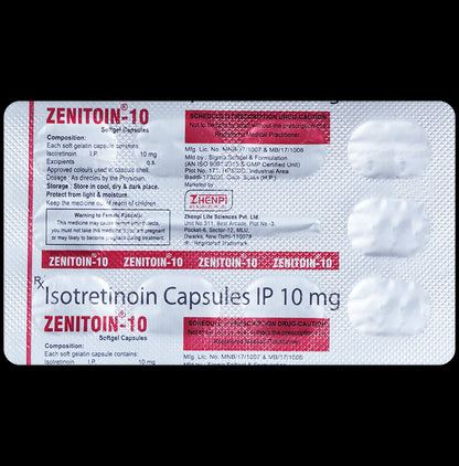 Zenitoin 10 Soft Gelatin Capsule