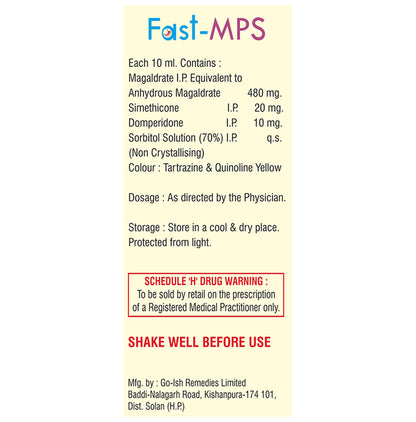 Fast-Mps Oral Suspension Elaichi
