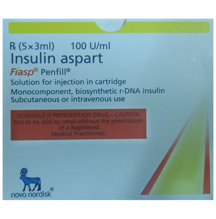 Fiasp 100IU/ml Penfill (3ml Each) - Classic Derma