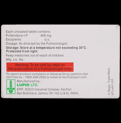 Fibrodone 400mg Tablet