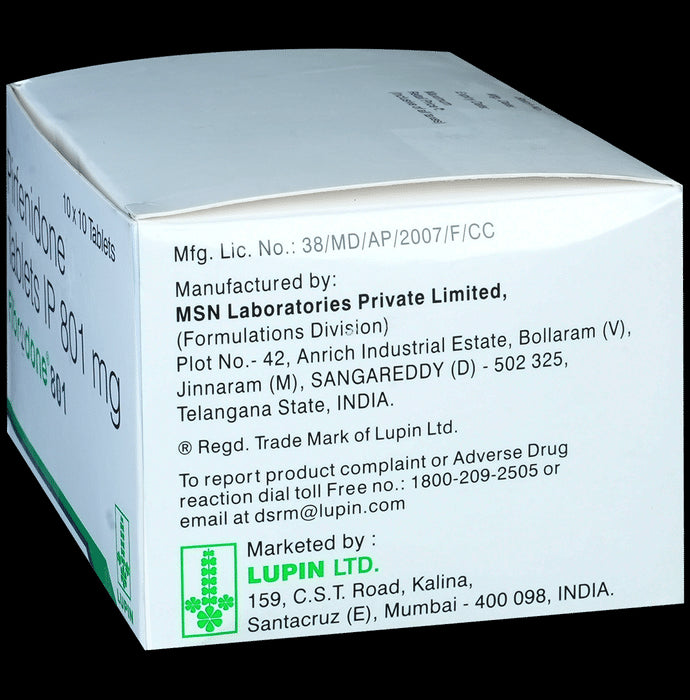 Fibrodone 801mg Tablet