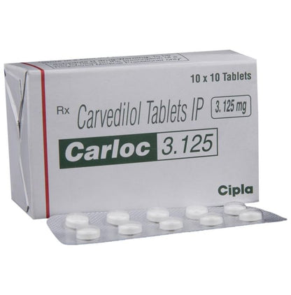 Carloc 3.125 Tablet - Classic Derma