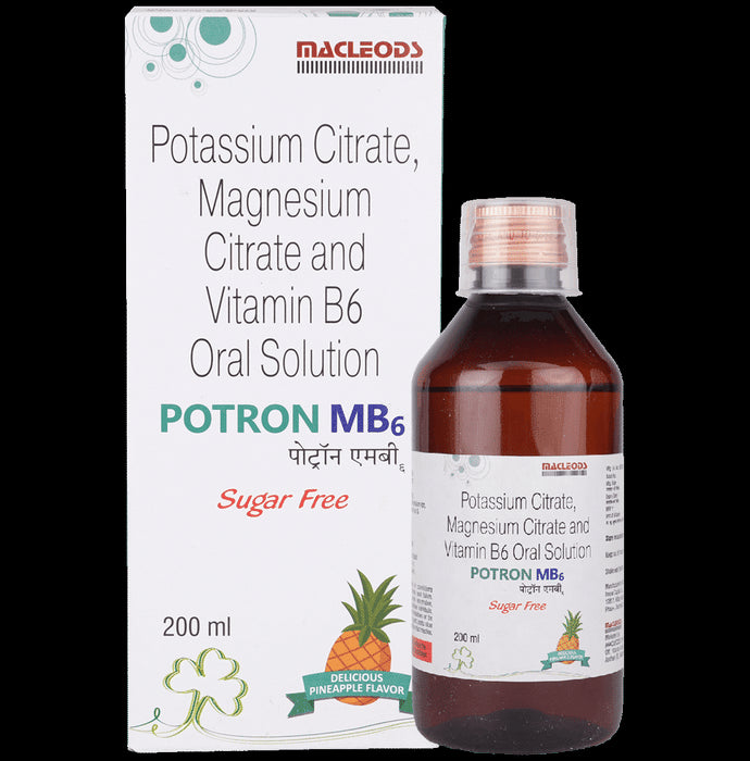 Potron MB6 Oral Solution Delicious Pineapple Sugar Free - Classic Derma