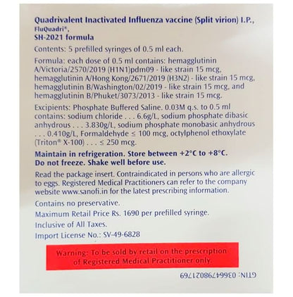 FluQuadri SH 2021 Vaccine