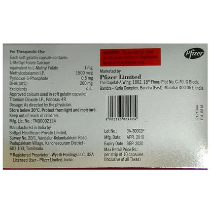 Folvite DHA Soft Gelatin Capsule