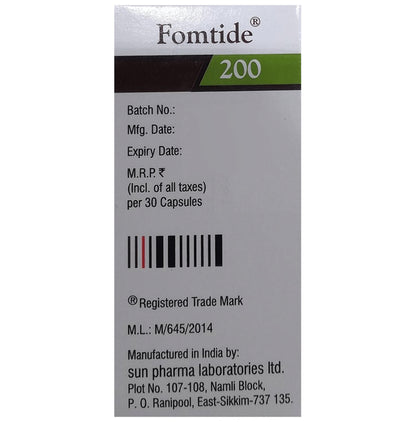 Fomtide 200 Octacap