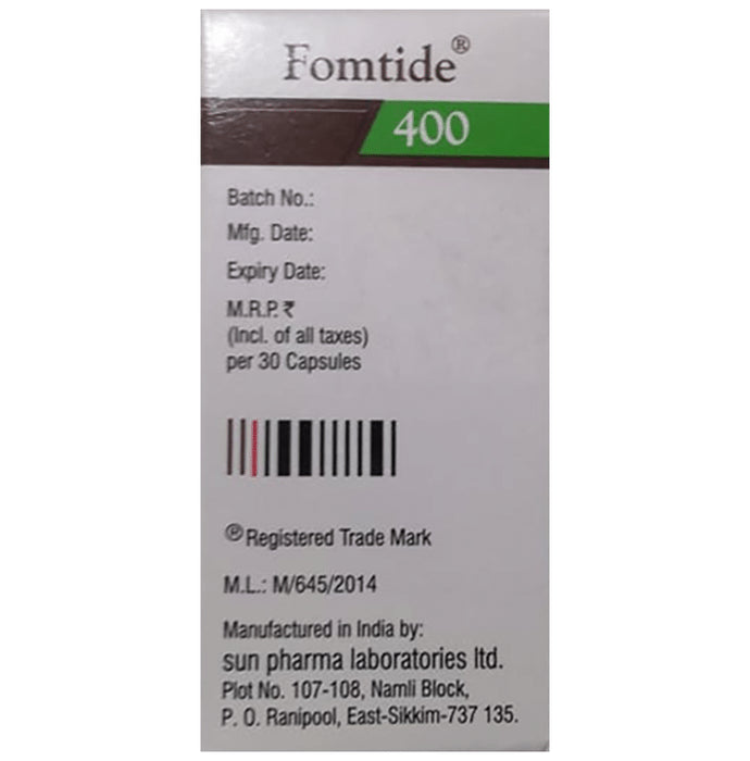 Fomtide 400 Octacaps