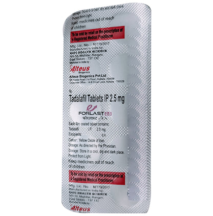 Forlast 2.5mg Tablet - Classic Derma