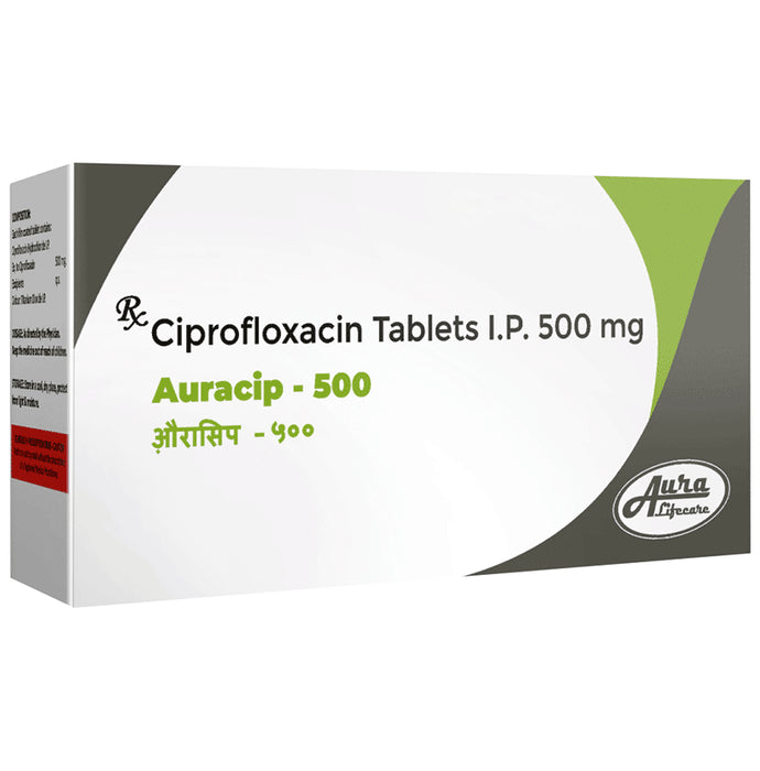 Auracip 500 Tablet - Classic Derma