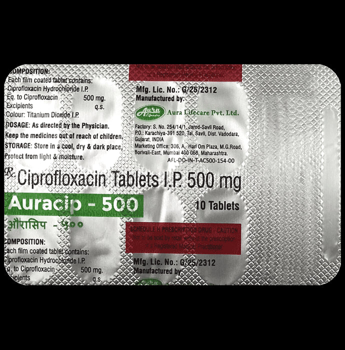 Auracip 500 Tablet