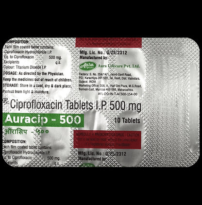 Auracip 500 Tablet