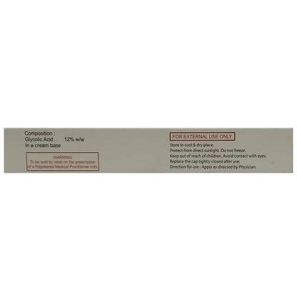 Ga -12 Glycolic Acid Cream