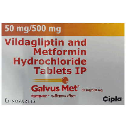 Galvus Met 50mg/500mg Tablet - Classic Derma
