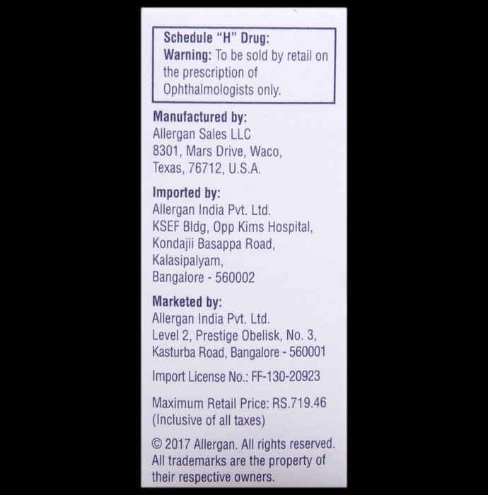 Lumigan 0.03% Ophthalmic Solution