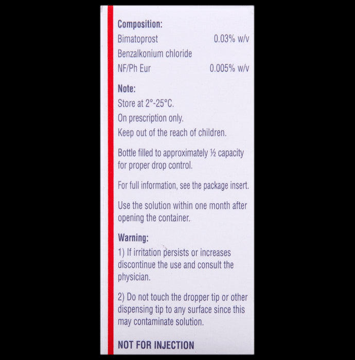 Lumigan 0.03% Ophthalmic Solution