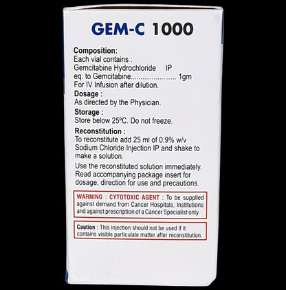 Gem-C 1000 Injection