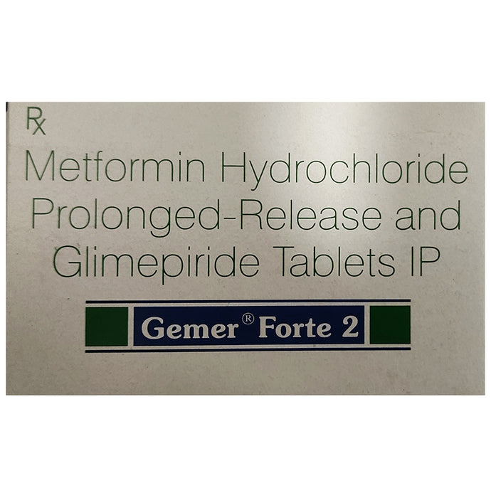 Gemer Forte 2 Tablet PR - Classic Derma