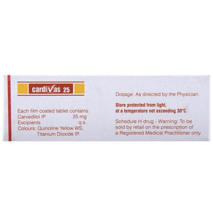 Cardivas 25 Tablet