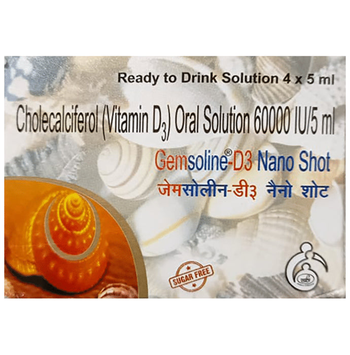 Gemsoline-D3 Nano Shot Sugar Free - Classic Derma