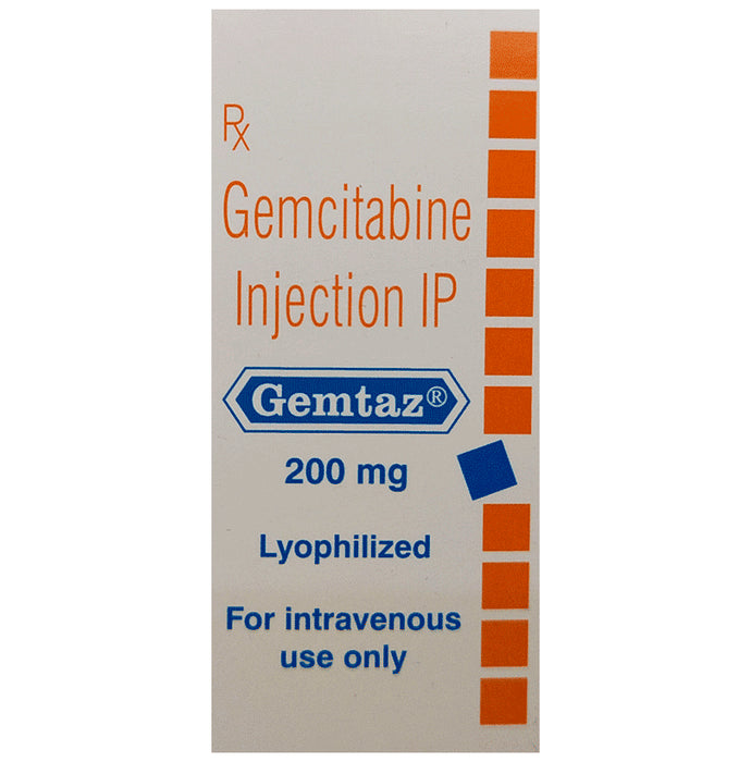 GEMTAZ 200 MG INJECTION - Classic Derma