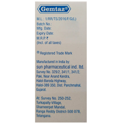 GEMTAZ 200 MG INJECTION