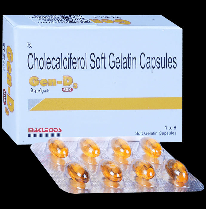 Gen-D3 60K Soft Gelatin Capsule - Classic Derma