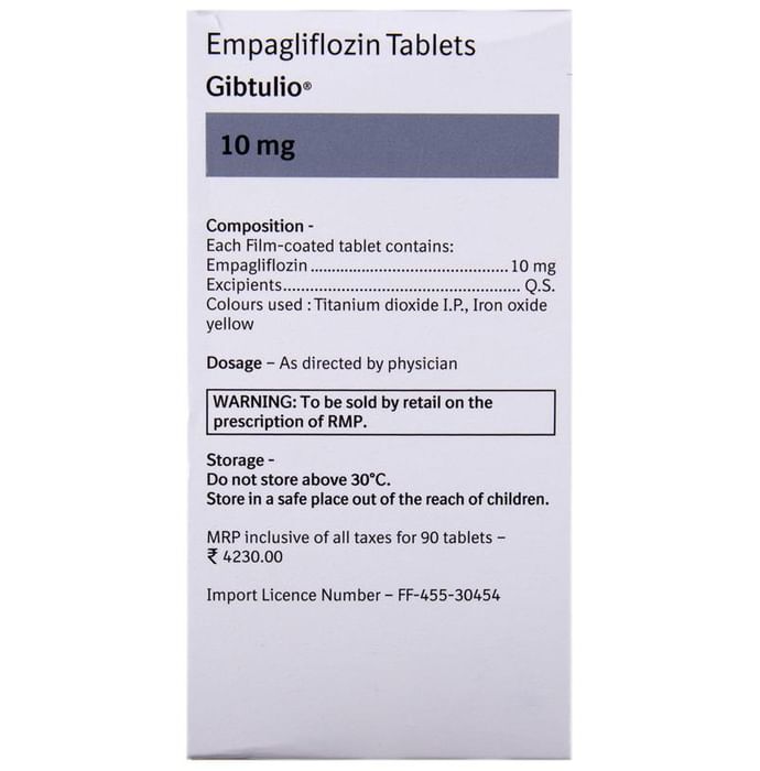 Gibtulio 10mg Tablet