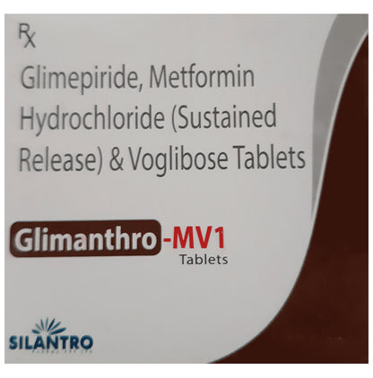 Glimanthro-MV 1 Tablet - Classic Derma
