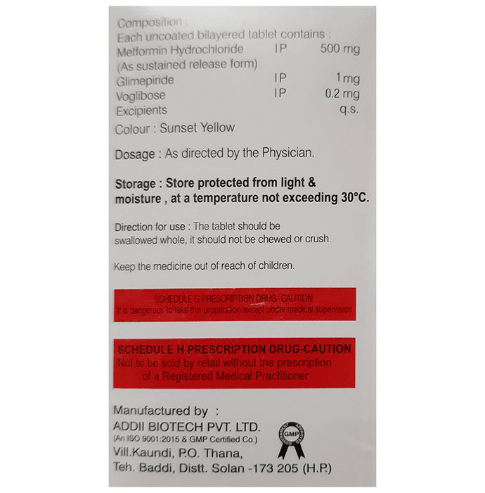 Glimanthro-MV 1 Tablet