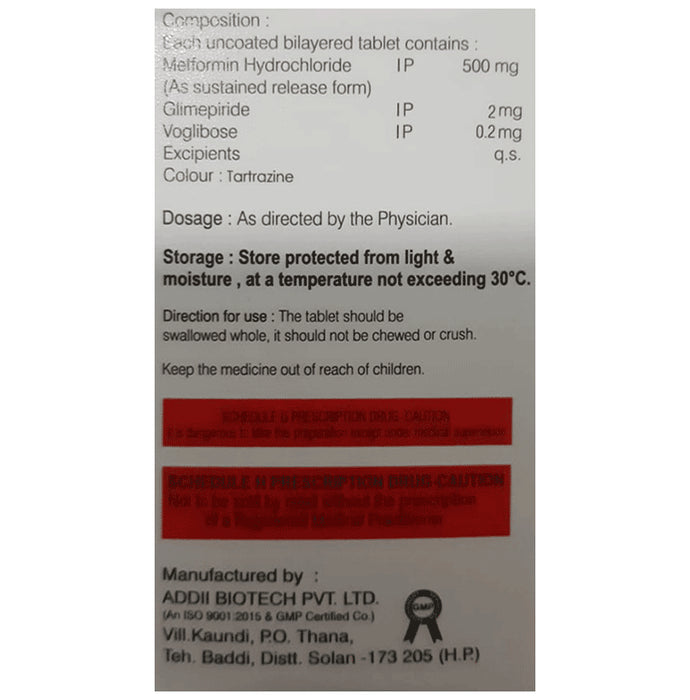 Glimanthro-MV 2 Tablet SR