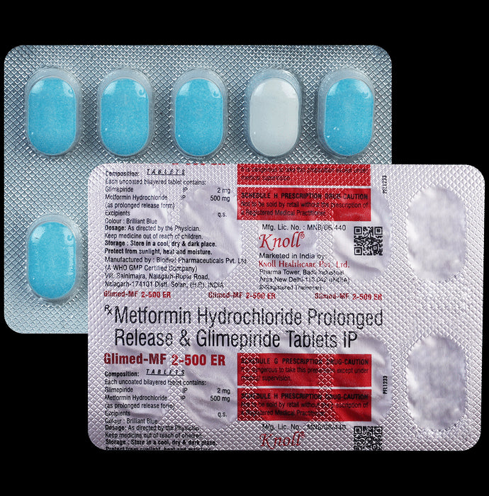 Glimed MF 2mg/500mg Tablet - Classic Derma