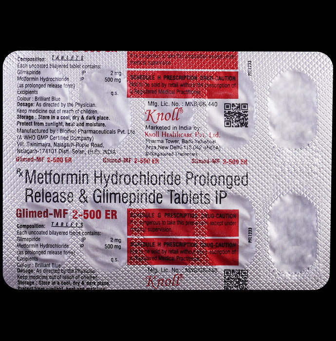 Glimed MF 2mg/500mg Tablet
